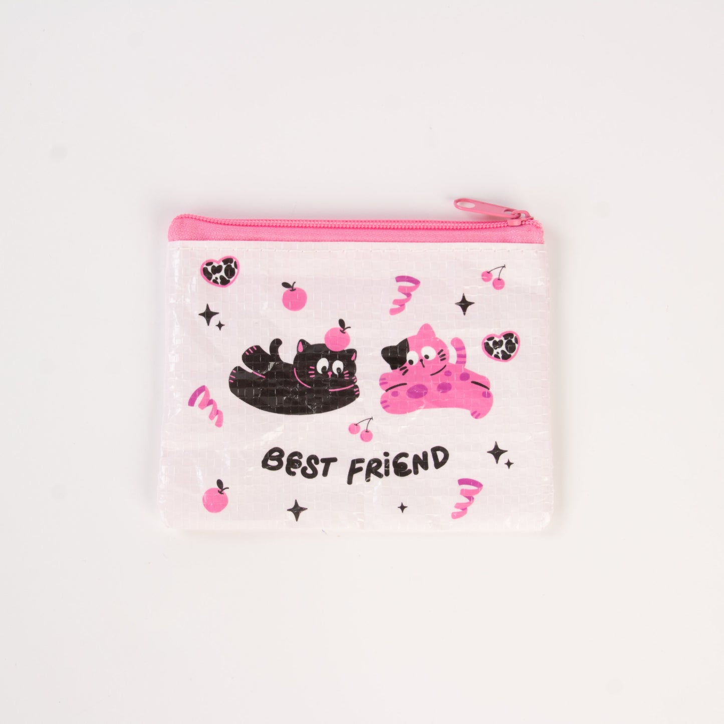 Eco Porte-monnaie Cats best friends - pochette