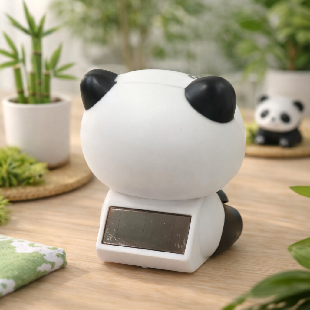 Lucky Panda Solaire - Figurine Solaire