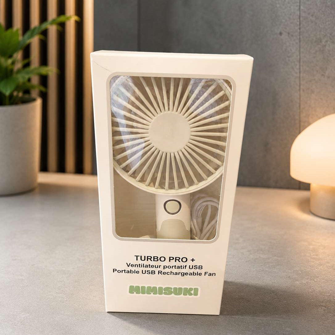 Mini-Ventilator Turbo Pro + Der leistungsstärkste auf dem Markt