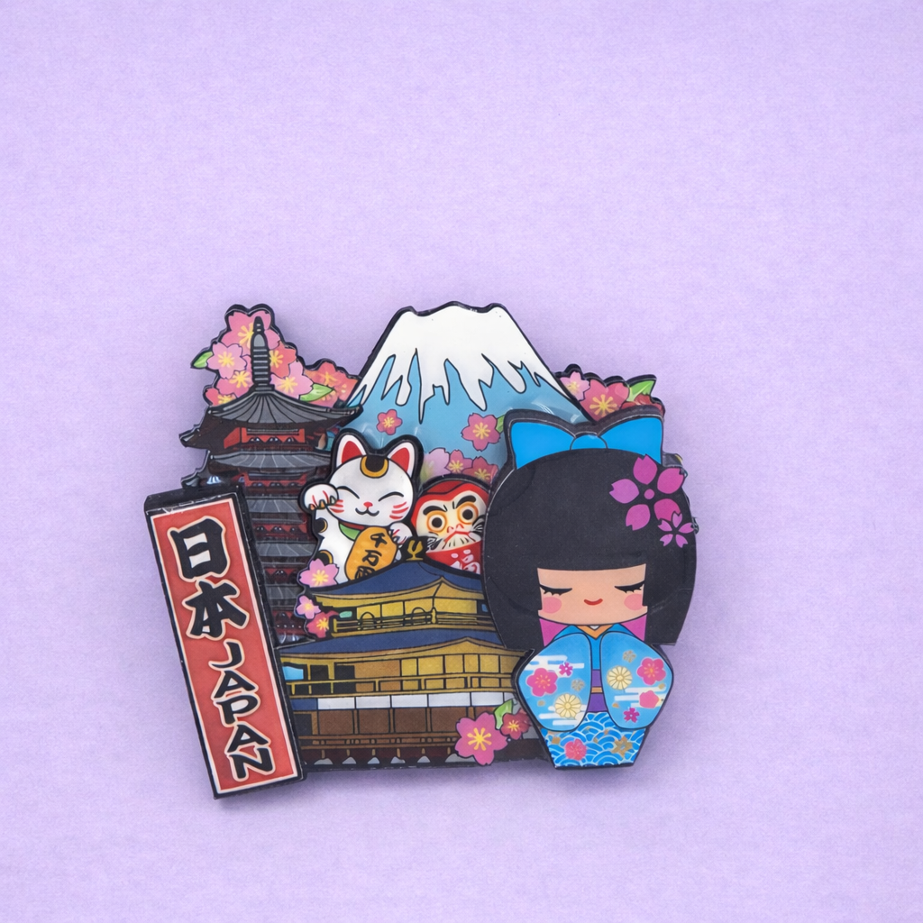 Magnet Japan Kokeshi Cat