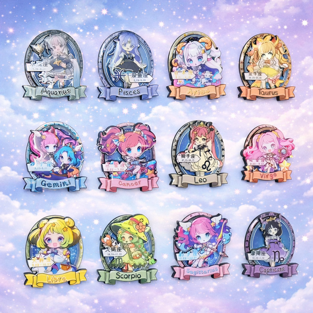 Magnet Kawaï Signes Astro Chibi
