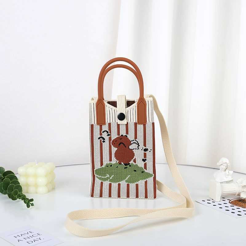 Pixie Bag Capybara et Crocodile - Petit Sac téléphone portable