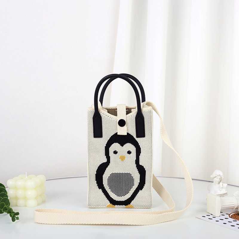 Pixie Bag Pingouins - Petit Sac téléphone portable