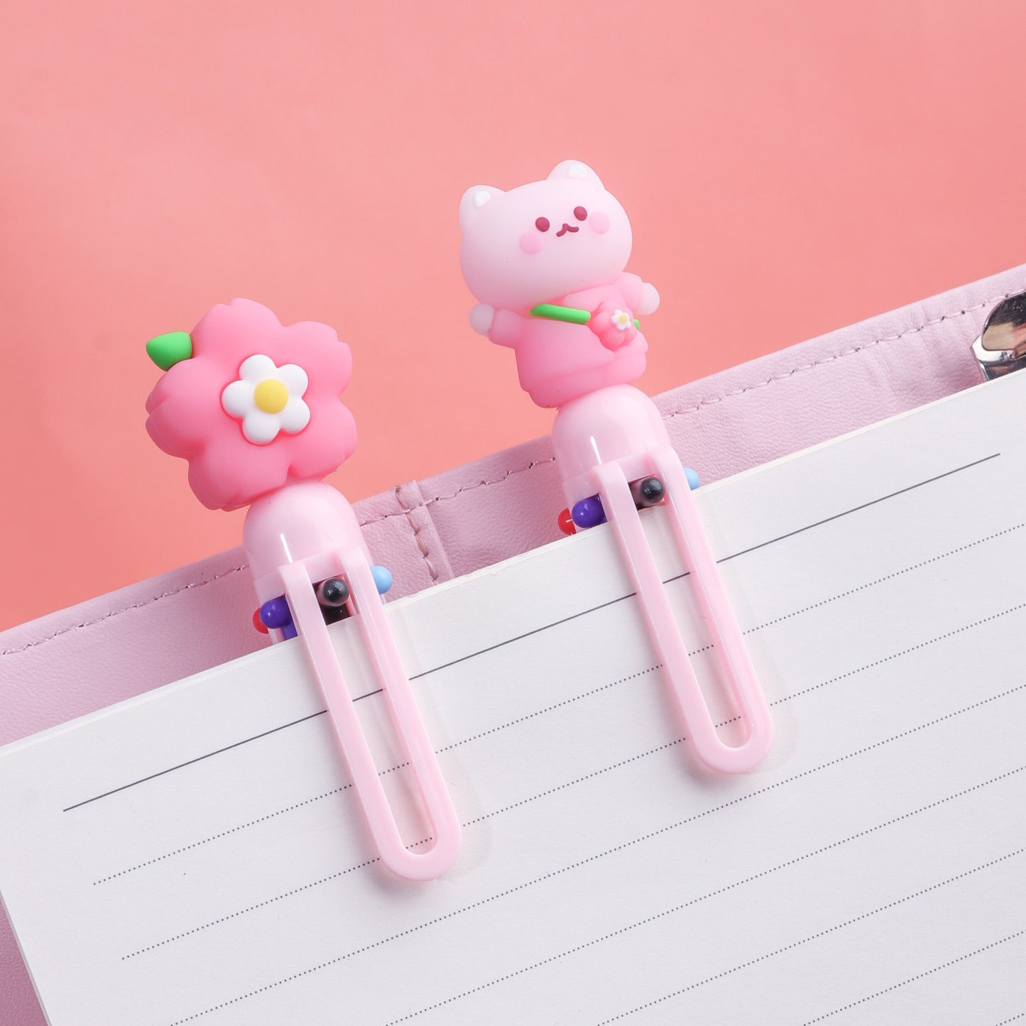 Stylo Sakura Cat 6 couleurs Kawaï