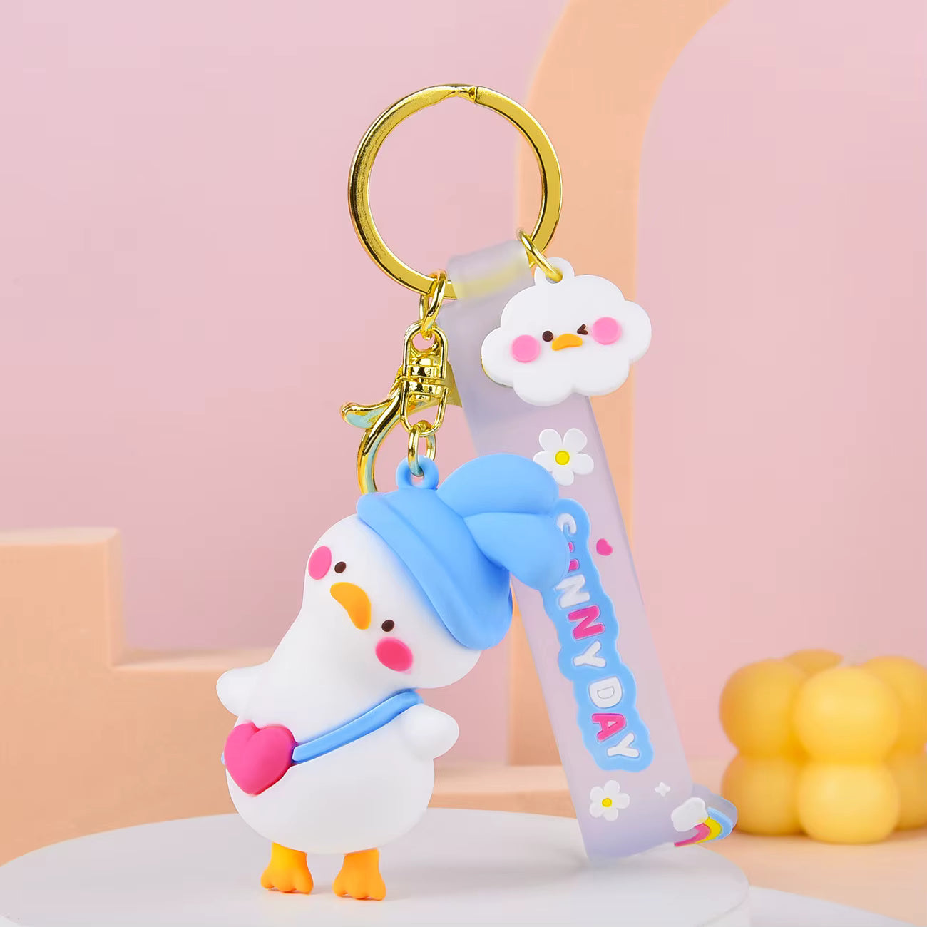 Porte-clés Sunny Day Canard Kawaii
