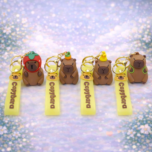 Porte-clés Capybara déguisé