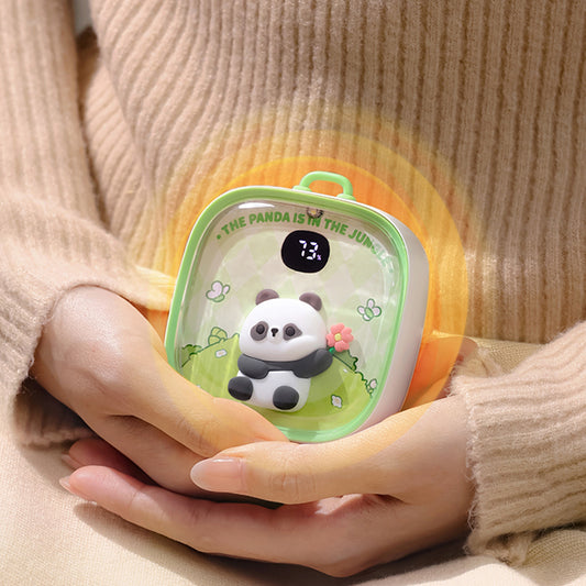 Chauffe-mains USB kawaï Panda, idéal pour l'hiver et le ski, cadeau de Noël