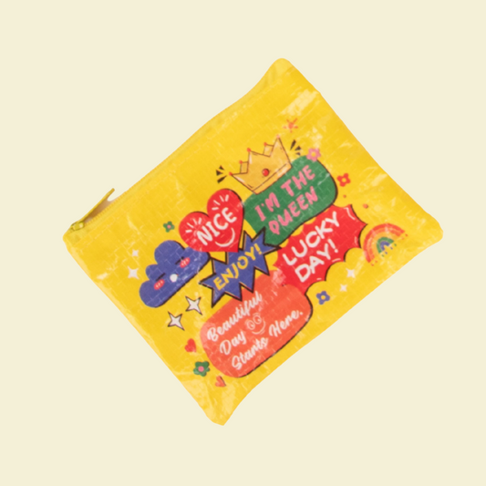 Eco porte-monnaie Happy Life