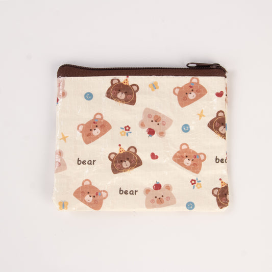 Eco Porte-monnaie Ourson - petite pochette