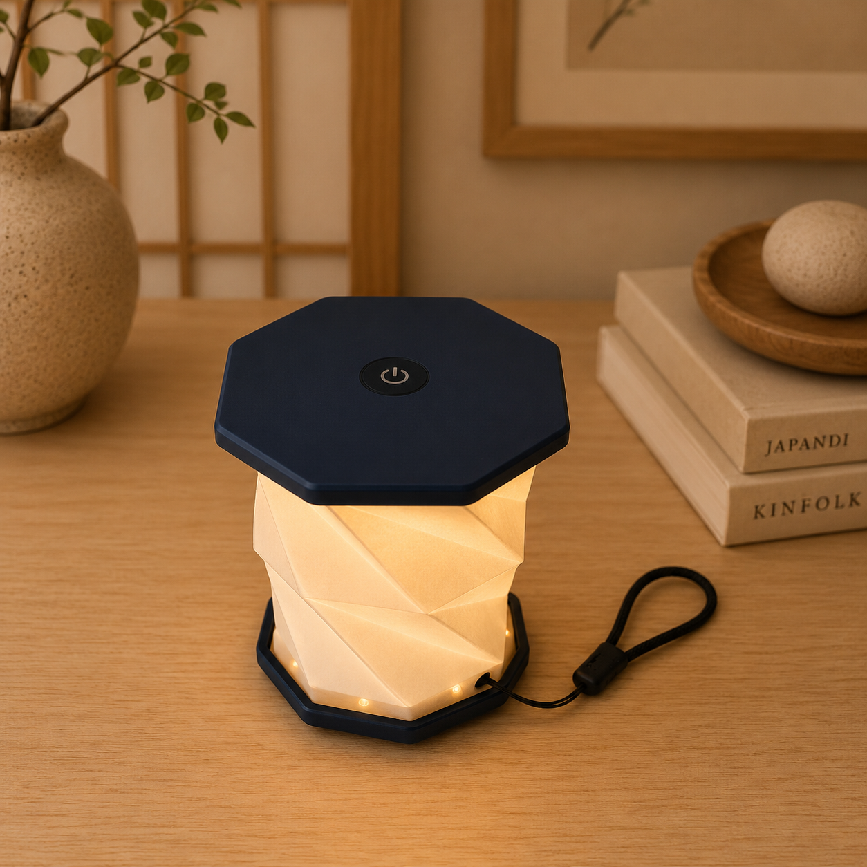 Lampe Origami pliable LED Rechargeable - Japan Style