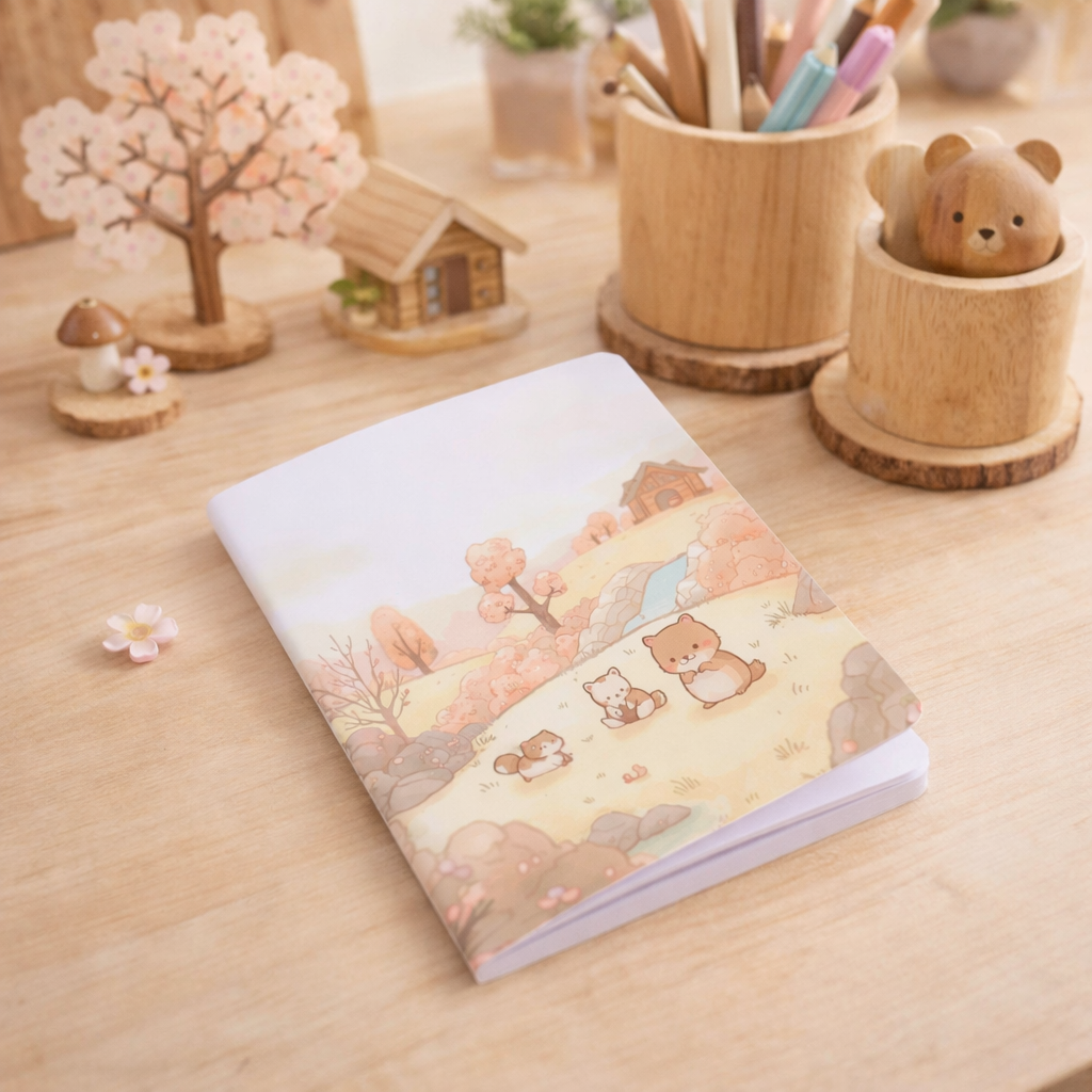 Carnet A6 Les Petits Animaux Kawaï