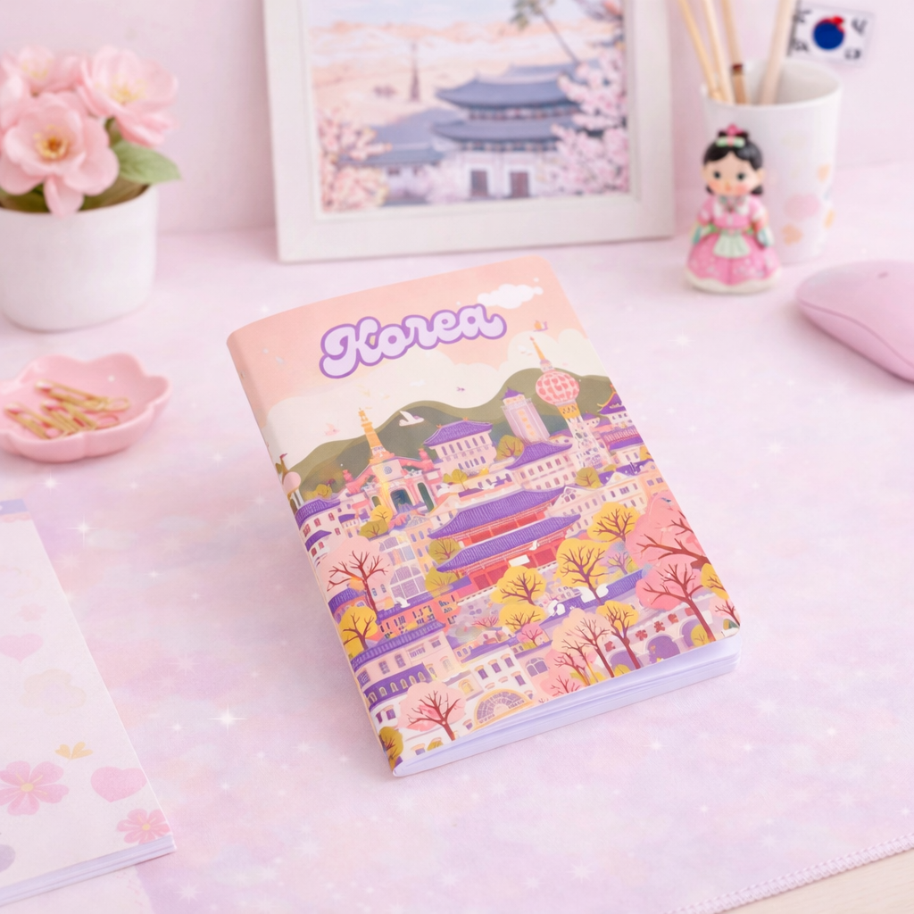 Carnet A6 Purple Korea