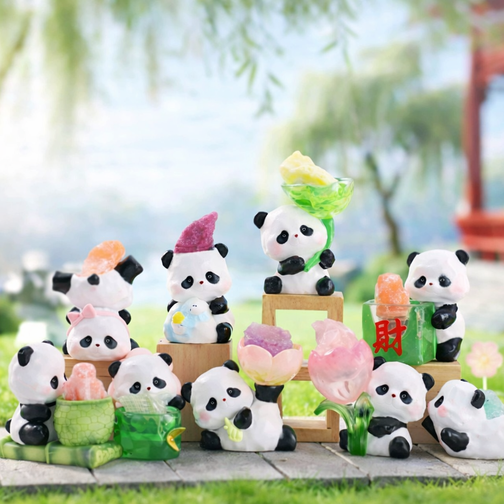 Blind box Panda Kawai - Boite mystère Panda figurines