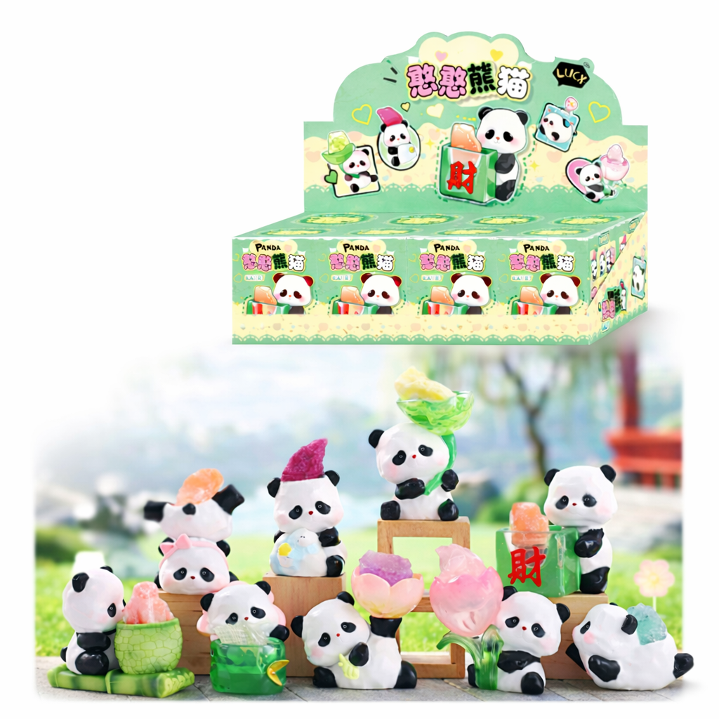Blind box Panda Kawai - Boite mystère Panda figurines