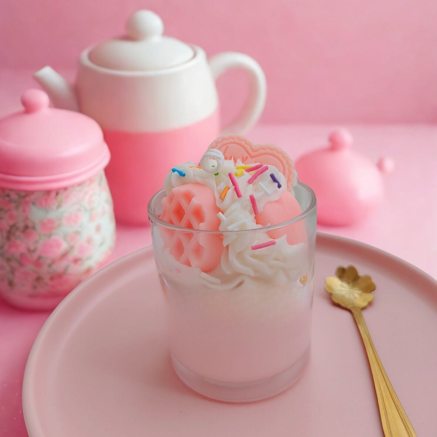 Bougie parfumée gourmande chantilly