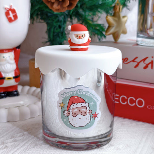 Bougie parfumée Hiver scintillant - Kawaii - Cadeau de Noël coffret