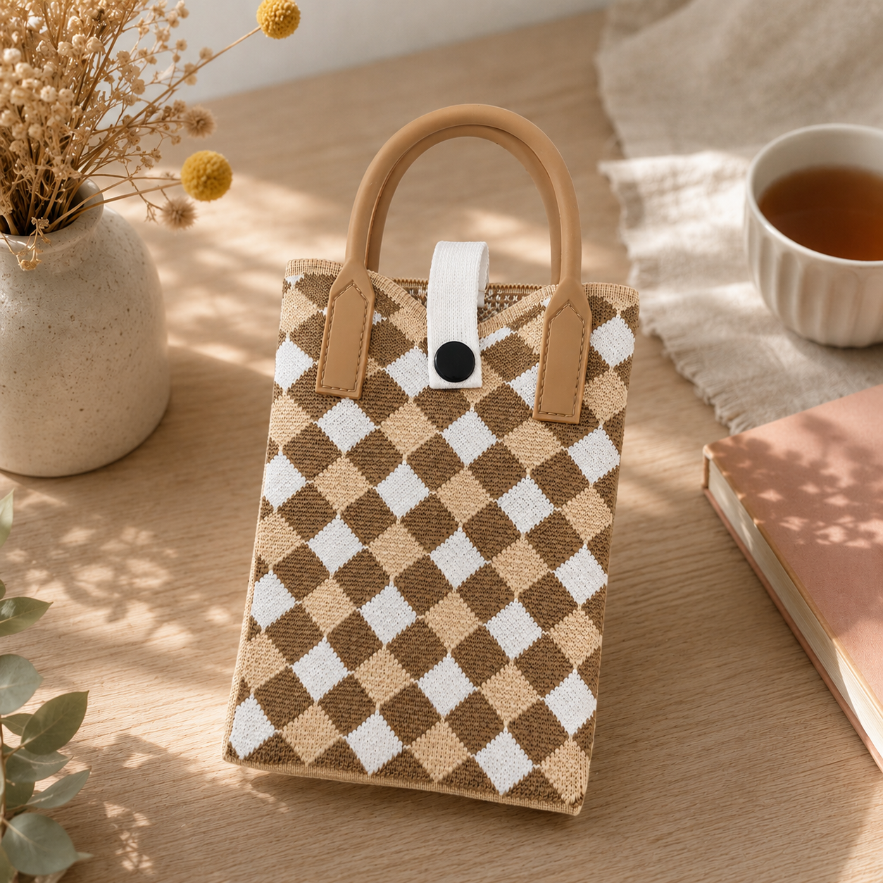 Pixie Bag Cambridge Automne-  Petit sac Coréen Smartphone