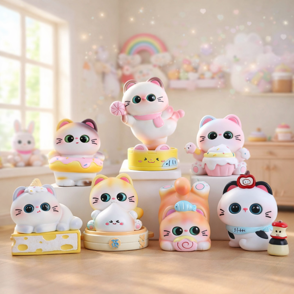 Blind box Cat Planet - Boite mystère Chats figurine