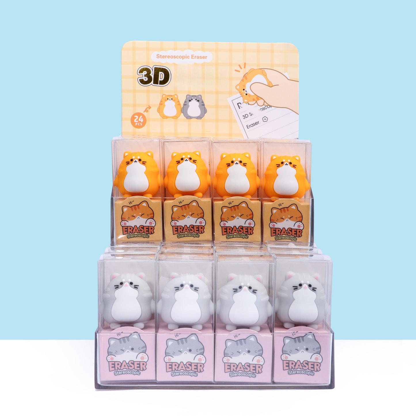 Gomme 3D Kawaï Cat