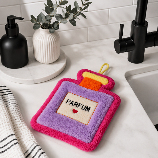 Essuie-mains Coréen Parfum Chic Français -Serviette Happy Hands