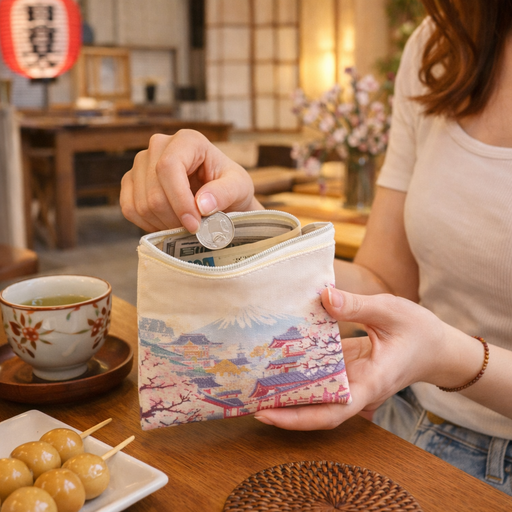 Petite pochette Japon Mont Fuji - Porte Monnaie