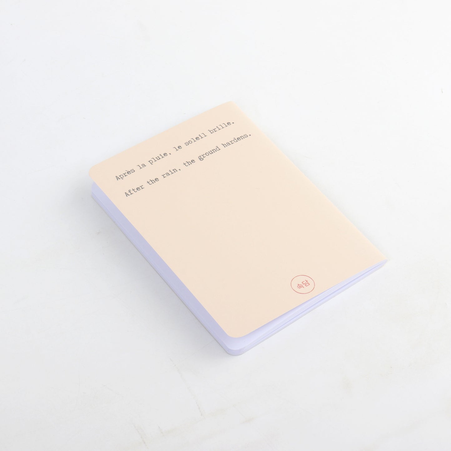 Carnet A6 Collection "Les Proverbes Coréens" n°1