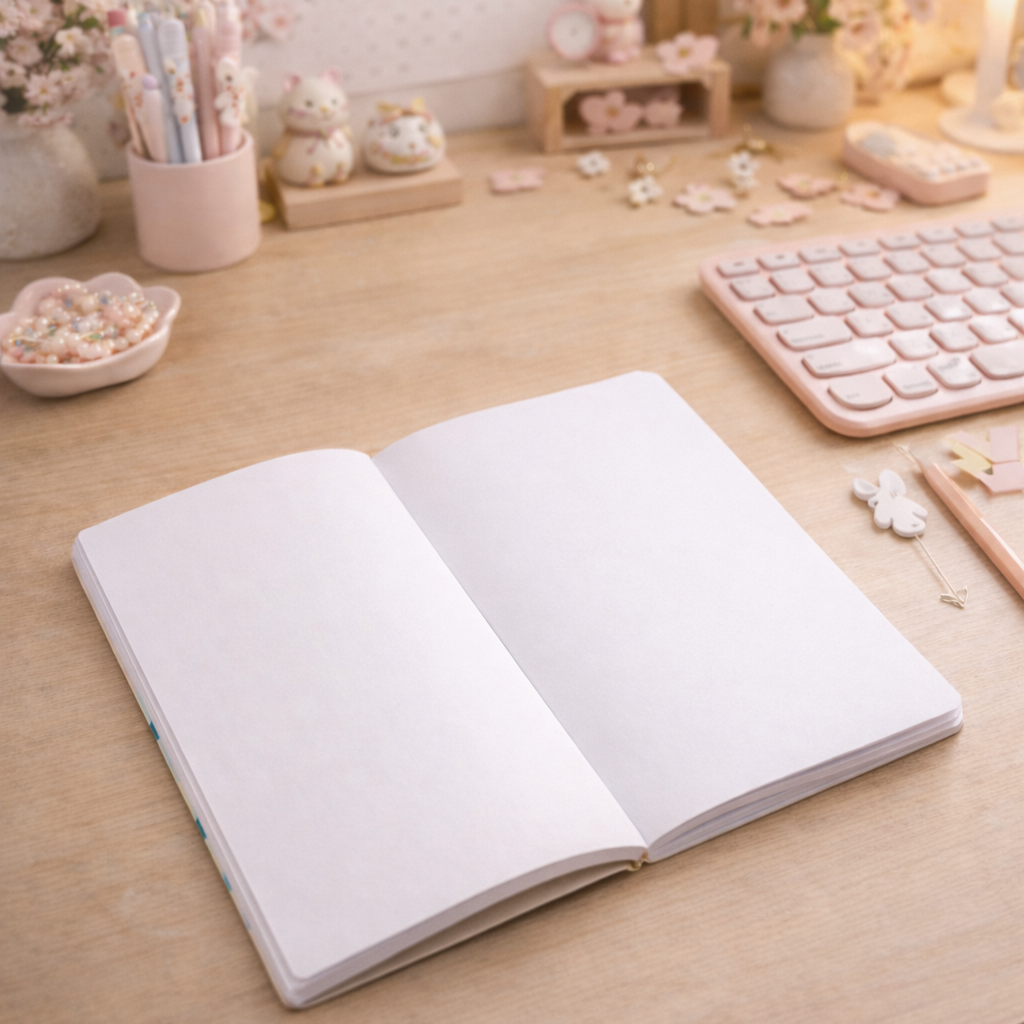 Carnet A5 Pink Korea