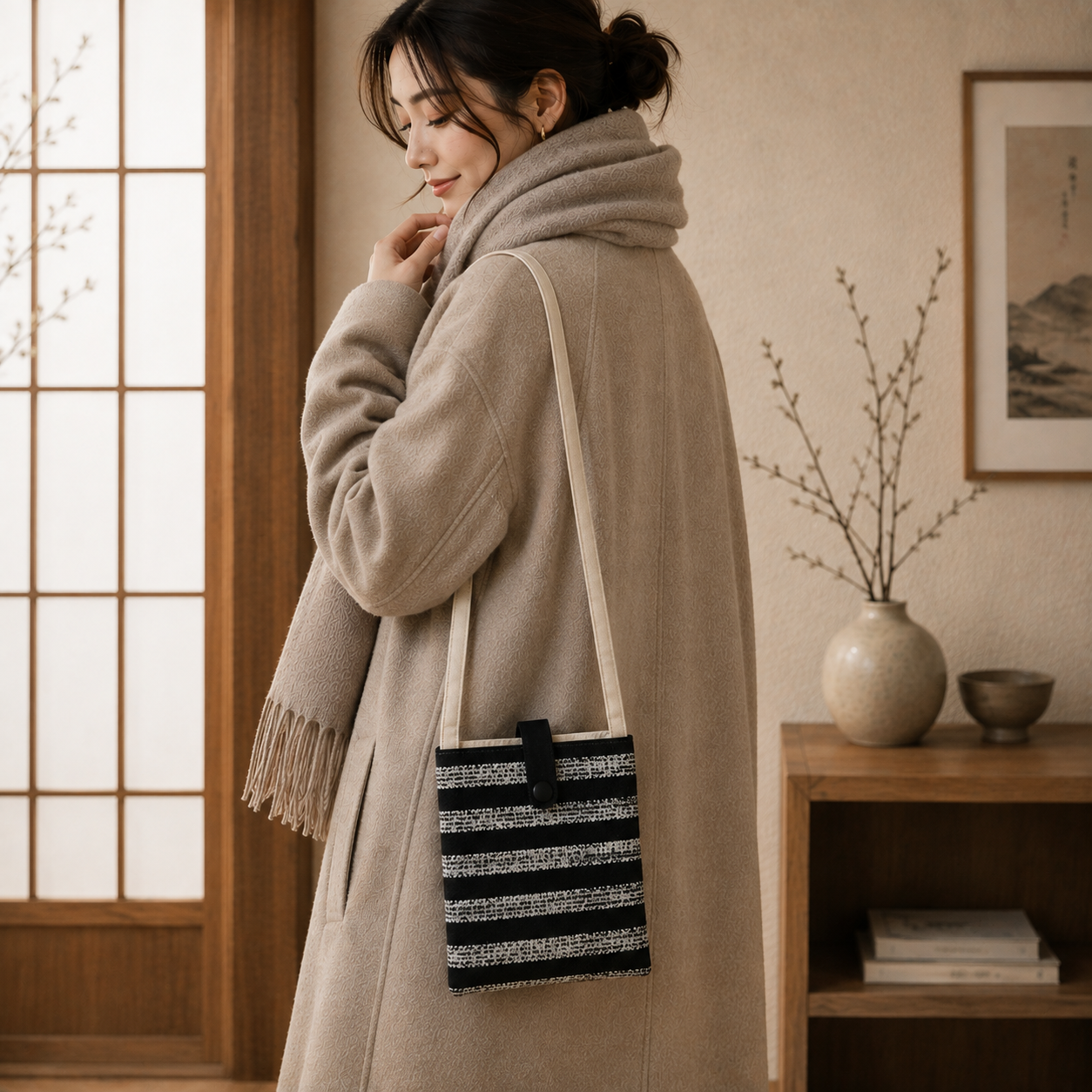Pixie Bag Japandi Automne -  Petit sac Coréen Smartphone
