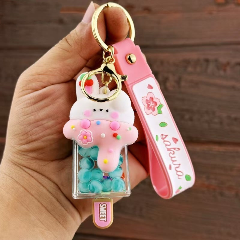 Porte-clés Lapin Ice Bubble
