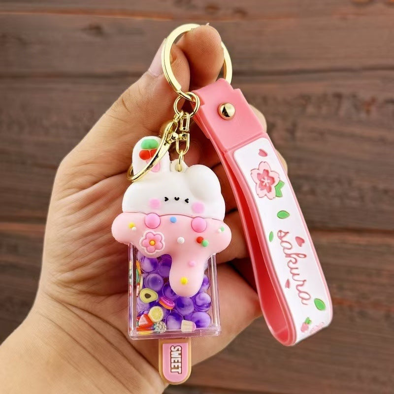 Porte-clés Lapin Ice Bubble