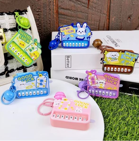 Porte-clés Mini Piano Lumineux et Musical