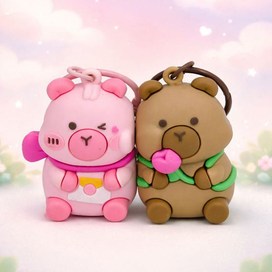 Porte-clés duo Oursons aimantés – À partager