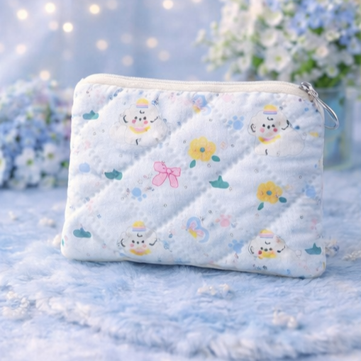 Porte-monnaie Chien Bleu Kawaï