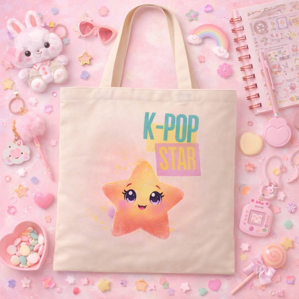 Tote Bag Premium K-Pop Star - Corée