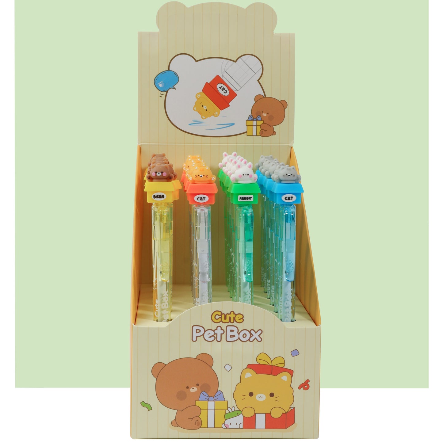 Stylo effaçable Kawaï Pets