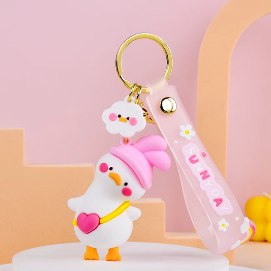 Porte-clés Sunny Day Canard Kawaii